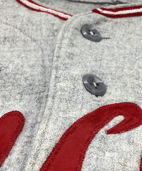 RAWLINGS（ローリングス）RAWLINGS (ローリングス) ヴィンテージベースボールシャツ グレー サイズ:42の古着・服飾アイテム