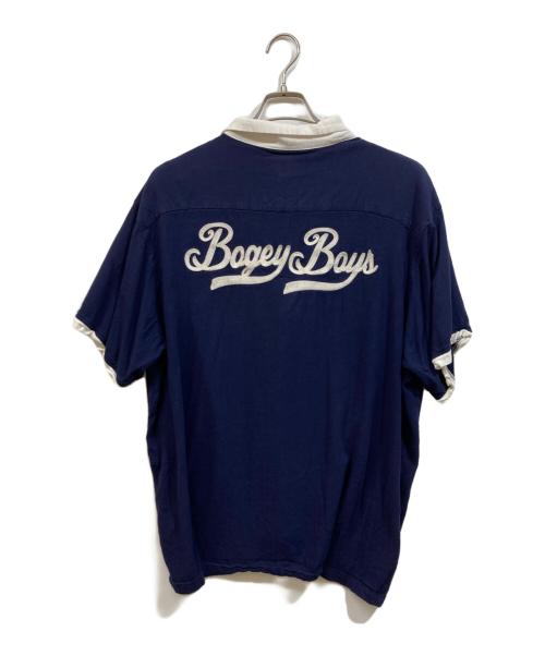 Bogey Boys（ボギーボーイズ）Bogey Boys (ボギーボーイズ) ロゴ刺繍シャツ ネイビー サイズ:	SIZE XLの古着・服飾アイテム