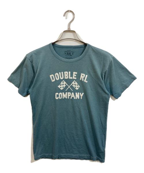 RRL（ダブルアールエル）RRL (ダブルアールエル) Tシャツ スカイブルー サイズ:	SIZE Mの古着・服飾アイテム