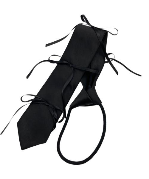 RONE PARC（ロネ パーク）RONE PARC (ロネ パーク) Ribbon rope tie ブラック サイズ:不明（実寸をご確認ください）の古着・服飾アイテム