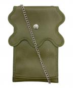 nori enomotoノリ エノモト）の古着「スマートフォンショルダーバッグ」｜カーキ