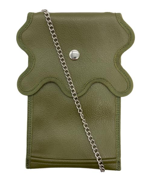 nori enomoto（ノリ エノモト）nori enomoto (ノリ エノモト) スマートフォンショルダーバッグ カーキの古着・服飾アイテム