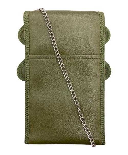 nori enomoto（ノリ エノモト）nori enomoto (ノリ エノモト) スマートフォンショルダーバッグ カーキの古着・服飾アイテム