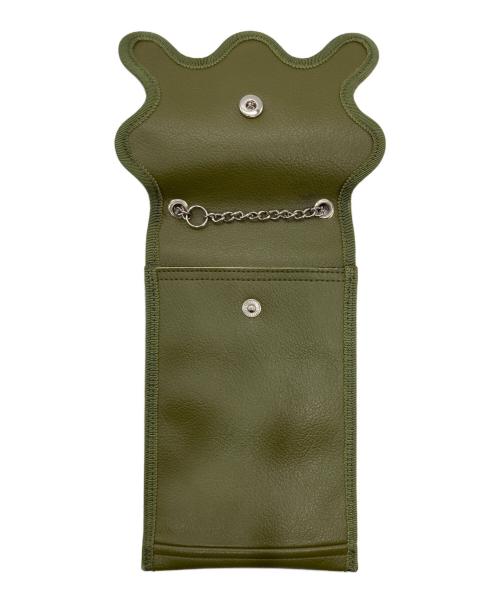 nori enomoto（ノリ エノモト）nori enomoto (ノリ エノモト) スマートフォンショルダーバッグ カーキの古着・服飾アイテム