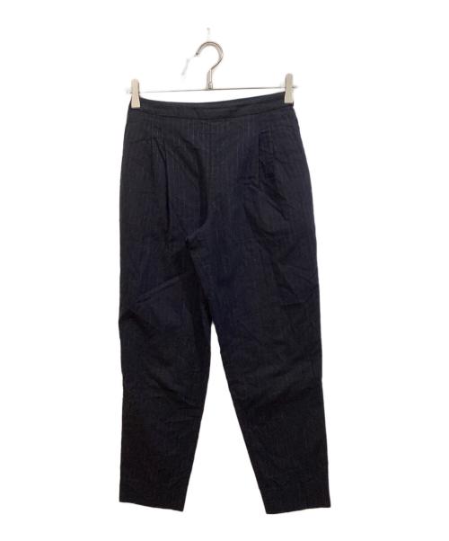 Maison Margiela（メゾンマルジェラ）Maison Margiela (メゾンマルジェラ) ウールフランネルボリュームパンツ ネイビー サイズ:SIZE 38の古着・服飾アイテム