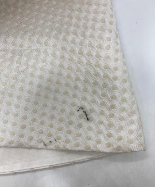 CADUNE（カデュネ）CADUNE (カデュネ) ドットジャガードスカート アイボリー サイズ:SIZE 38の古着・服飾アイテム