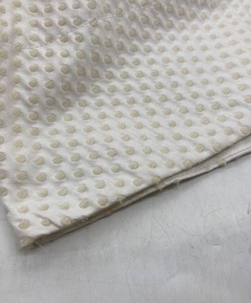 CADUNE（カデュネ）CADUNE (カデュネ) ドットジャガードスカート アイボリー サイズ:SIZE 38の古着・服飾アイテム