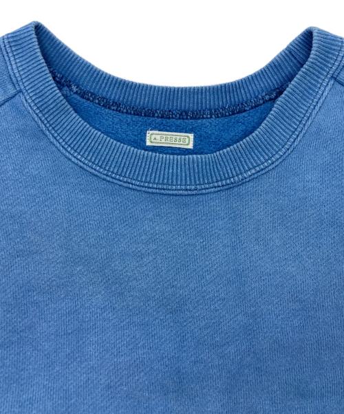 A.PRESSE（アプレッセ）A.PRESSE (アプレッセ) Vintage Sweatshirt ブルー サイズ:3の古着・服飾アイテム