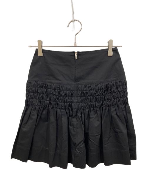 ISABEL MARANT ETOILE（イザベルマランエトワール）ISABEL MARANT ETOILE (イザベルマランエトワール) ギャザーミニスカート ブラック サイズ:	SIZE S (34)の古着・服飾アイテム