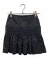 ISABEL MARANT ETOILE（イザベルマランエトワール）の古着「ギャザーミニスカート」｜ブラック
