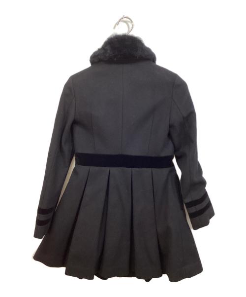LOVELESS（ラブレス）LOVELESS (ラブレス) Menchi ラビットファードレスコート ブラック サイズ:SIZE S (34)の古着・服飾アイテム