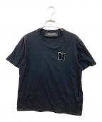 NEIL BARRETTニールバレット）の古着「ロゴTロゴTシャツ」｜ブラック