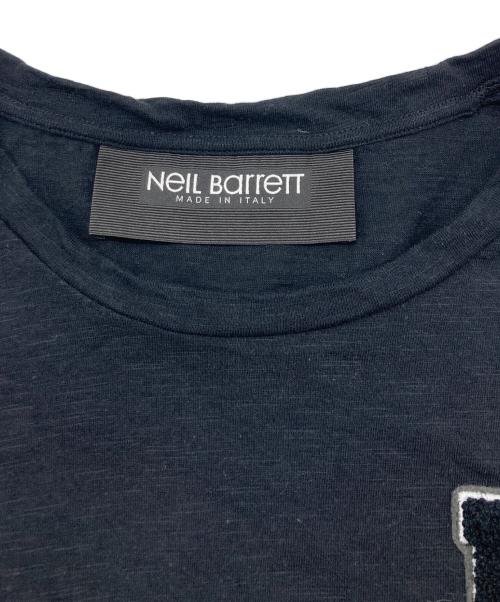 NEIL BARRETT（ニールバレット）NEIL BARRETT (ニールバレット) ロゴTロゴTシャツ ブラック サイズ:SIZE Mの古着・服飾アイテム