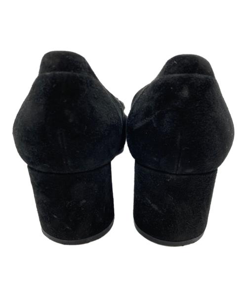 CASADEI（カサディ）CASADEI (カサディ) チェーンフリンジパンプス ブラック サイズ:371/2の古着・服飾アイテム