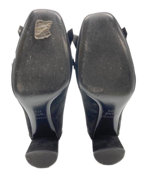 CASADEI（カサディ）CASADEI (カサディ) チェーンフリンジパンプス ブラック サイズ:371/2の古着・服飾アイテム