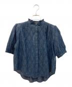 rag&boneラグアンドボーン）の古着「レースブラウス」｜ネイビー