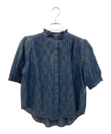 rag&bone（ラグアンドボーン）の古着「レースブラウス」｜ネイビー