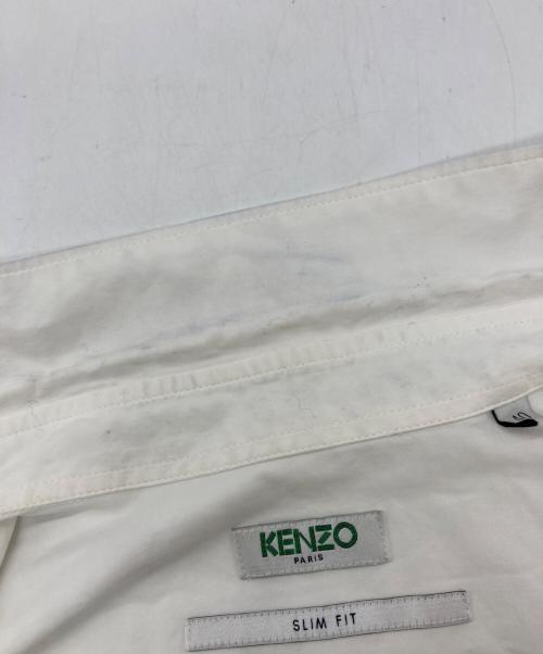 KENZO（ケンゾー）KENZO (ケンゾー) Signature Logo Shirt ホワイト サイズ:	SIZE 40の古着・服飾アイテム