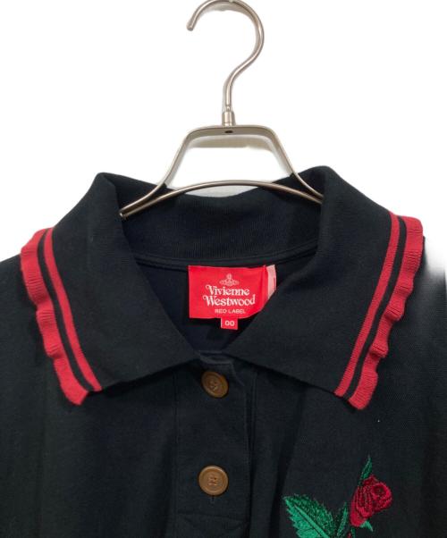 Vivienne Westwood RED LABEL（ヴィヴィアンウエストウッドレッドレーベル）Vivienne Westwood RED LABEL (ヴィヴィアンウエストウッドレッドレーベル) ビッグマンポロドレス ブラック サイズ:00の古着・服飾アイテム