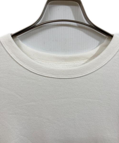 yenwork（エンワーク）yenwork (エンワーク) クルーネックスウェット ホワイト サイズ:	SIZE XLの古着・服飾アイテム