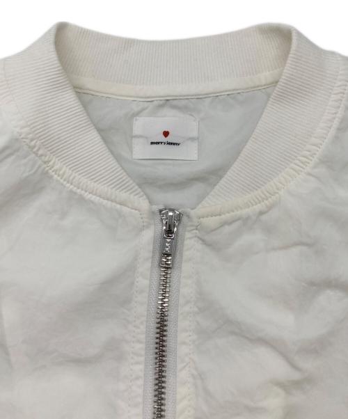 merry jenny（メリージェニー）merry jenny (メリージェニー) レースribbonギャザーブルゾン ホワイト サイズ:	SIZE Freeの古着・服飾アイテム