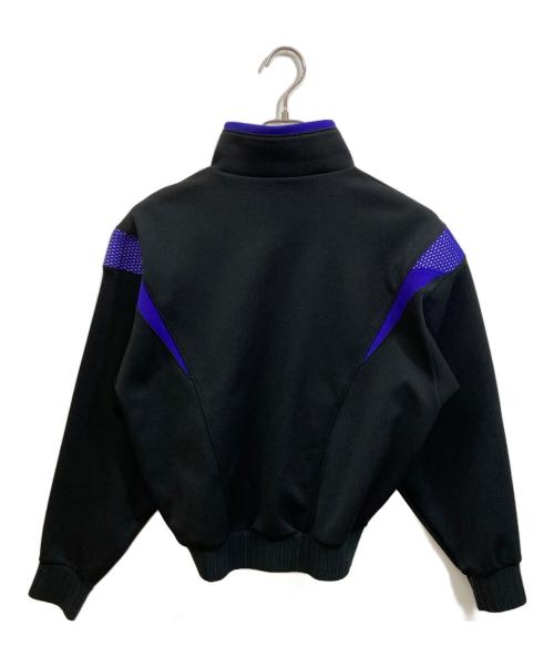 adidas（アディダス）adidas (アディダス) トラックジャケット ブラック×パープル サイズ:SIZE Lの古着・服飾アイテム