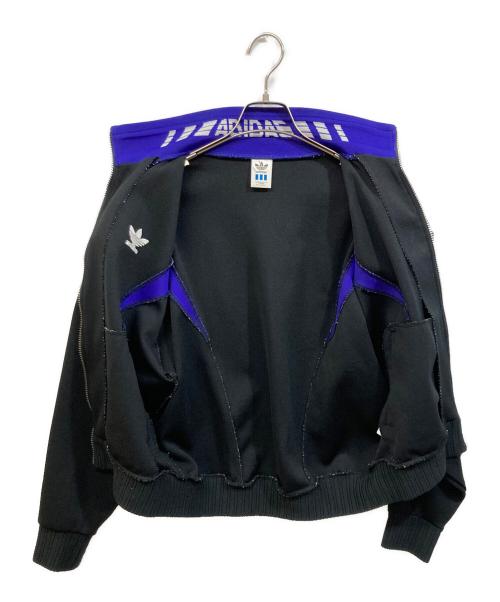 adidas（アディダス）adidas (アディダス) トラックジャケット ブラック×パープル サイズ:SIZE Lの古着・服飾アイテム
