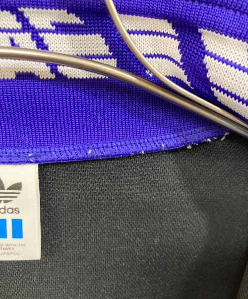 adidas（アディダス）adidas (アディダス) トラックジャケット ブラック×パープル サイズ:SIZE Lの古着・服飾アイテム