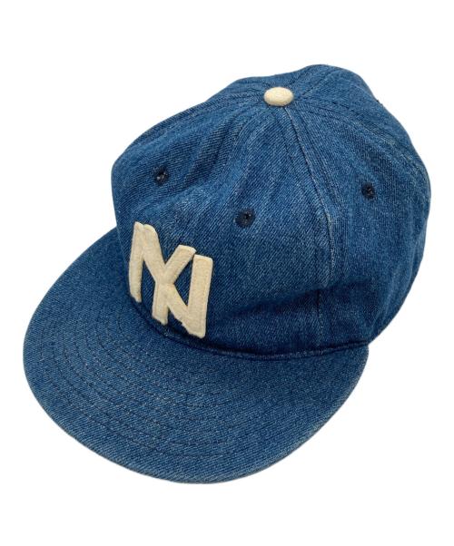 EBBETS FIELD FLANNELS（エベッツフィールドフランネルズ）EBBETS FIELD FLANNELS (エベッツフィールドフランネルズ) キャップ インディゴ サイズ:SIZE 7 1/2の古着・服飾アイテム