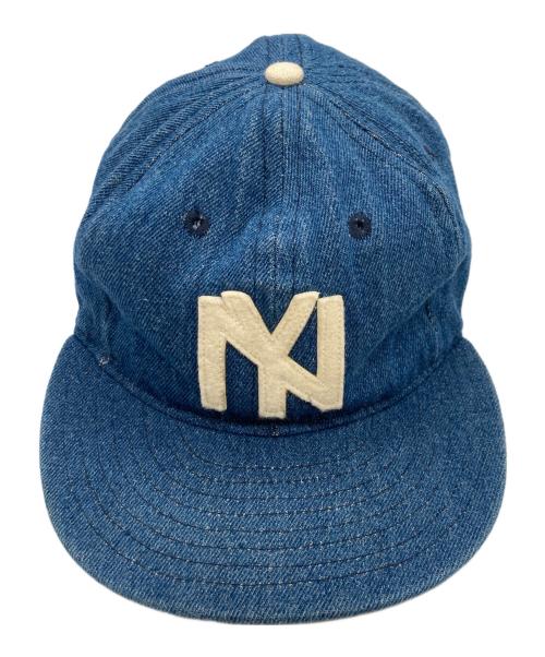 EBBETS FIELD FLANNELS（エベッツフィールドフランネルズ）EBBETS FIELD FLANNELS (エベッツフィールドフランネルズ) キャップ インディゴ サイズ:SIZE 7 1/2の古着・服飾アイテム