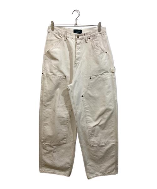 UNDERMYCAR（アンダーマイカー）Undermycar (アンダーマイカー) ダブルニーペインターパンツ ベージュ サイズ:SIZE 0の古着・服飾アイテム