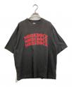 ）の古着「NOISE ROCK ワイドプリントTシャツ」｜ブラック