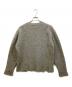 UNUSED (アンユーズド) 3G Crew neck damage knit グレー サイズ:2：7000円