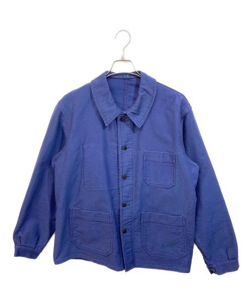 USED（ユーズド）USED (ユーズド) フレンチカバーオール ネイビー サイズ:サイズ表記なしの古着・服飾アイテム
