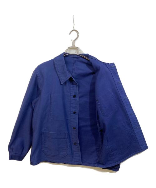 USED（ユーズド）USED (ユーズド) フレンチカバーオール ネイビー サイズ:サイズ表記なしの古着・服飾アイテム