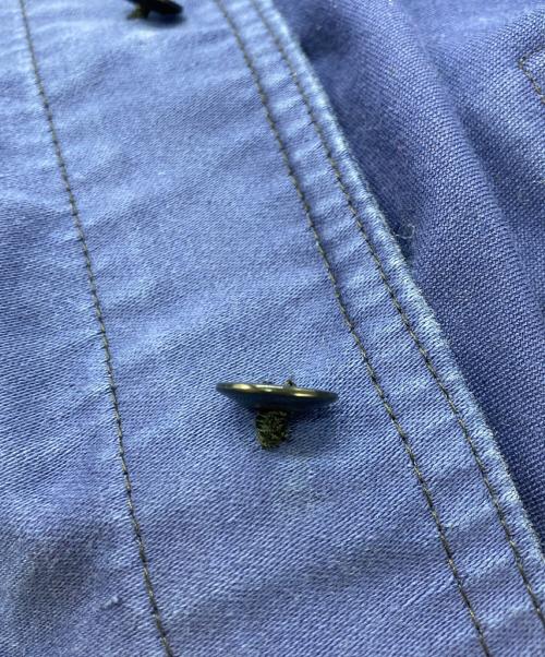 USED（ユーズド）USED (ユーズド) フレンチカバーオール ネイビー サイズ:サイズ表記なしの古着・服飾アイテム