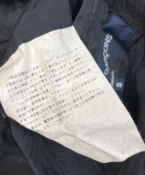 COMME des GARCONS HOMME（コムデギャルソン オム）COMME des GARCONS HOMME (コムデギャルソン オム) 縮絨3Bウールテーラードジャケット ブラック サイズ:SIZE Sの古着・服飾アイテム