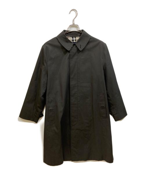 BURBERRY LONDON（バーバリーロンドン）BURBERRY LONDON (バーバリーロンドン) 裏ノバステンカラーコート チャコールグレー サイズ:SIZE Sの古着・服飾アイテム