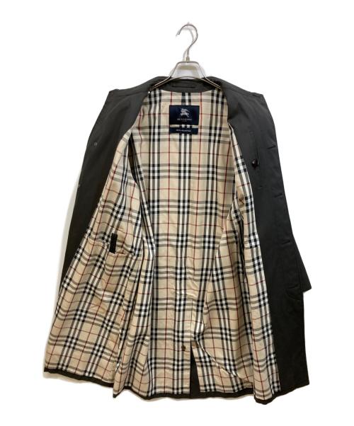 BURBERRY LONDON（バーバリーロンドン）BURBERRY LONDON (バーバリーロンドン) 裏ノバステンカラーコート チャコールグレー サイズ:SIZE Sの古着・服飾アイテム