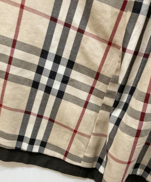BURBERRY LONDON（バーバリーロンドン）BURBERRY LONDON (バーバリーロンドン) 裏ノバステンカラーコート チャコールグレー サイズ:SIZE Sの古着・服飾アイテム