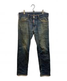 DSQUARED2（ディースクエアード）の古着「ストレートデニムパンツ」｜インディゴ