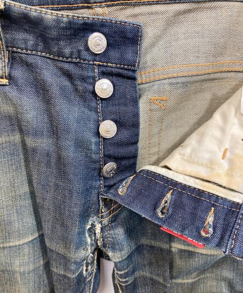 DSQUARED2（ディースクエアード）DSQUARED2 (ディースクエアード) ストレートデニムパンツ インディゴ サイズ:SIZE 46の古着・服飾アイテム