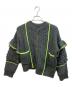 AULA AILA（アウラアイラ）の古着「ループフリンジニットカーディガン LOOP FRINGE KNIT CARDIGAN」｜ブラック