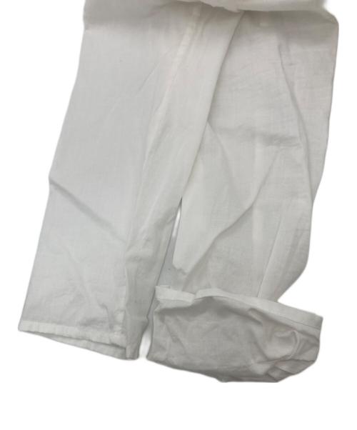 merlette（マーレット）merlette (マーレット) ランダムウエストピンタック ティアードドレス ホワイト サイズ:Sの古着・服飾アイテム