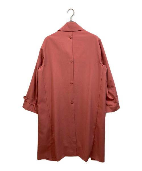 ROKH（ロク）ROKH (ロク) layered double breasted long coat ピンク サイズ:Sの古着・服飾アイテム