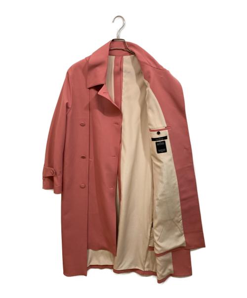 ROKH（ロク）ROKH (ロク) layered double breasted long coat ピンク サイズ:Sの古着・服飾アイテム