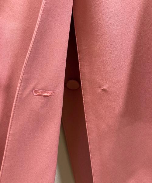 ROKH（ロク）ROKH (ロク) layered double breasted long coat ピンク サイズ:Sの古着・服飾アイテム