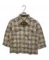 BURBERRY LONDON（バーバリーロンドン）の古着「7分袖シルク混シャツ」｜ベージュ