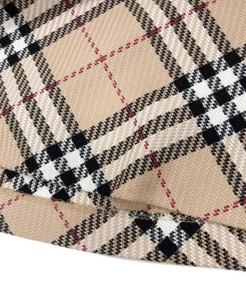 BURBERRY LONDON（バーバリーロンドン）BURBERRY LONDON (バーバリーロンドン) ノヴァチェックフレアスカート ブラウン サイズ:40の古着・服飾アイテム