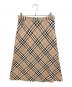 BURBERRY LONDON（バーバリーロンドン）の古着「ノヴァチェックフレアスカート」｜ブラウン